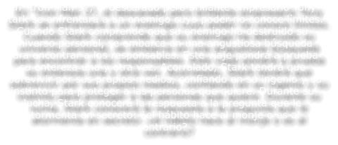 En �Iron Man 3?, el descarado pero brillante empresario Tony Stark se enfrentar� a un enemigo cuyo poder no conoce l�mites. Cuando Stark comprende que su enemigo ha destruido su universo personal, se embarca en una angustiosa b�squeda para encontrar a los responsables. Este viaje pondr� a prueba su entereza una y otra vez. Acorralado, Stark tendr� que sobrevivir por sus propios medios, confiando en su ingenio y su instinto para proteger a las personas que quiere. Durante su lucha, Stark conocer� la respuesta a la pregunta que le atormenta en secreto: �el h�bito hace al monje o es al contrario?